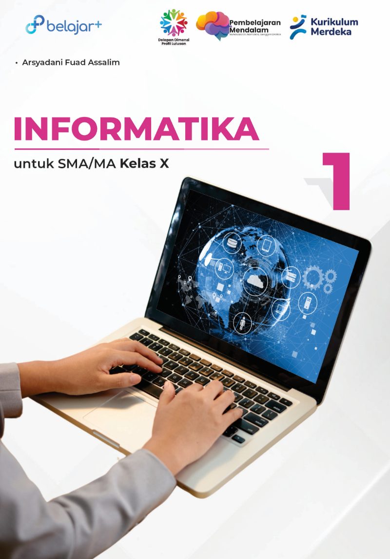 Sampul buku Informatika 10